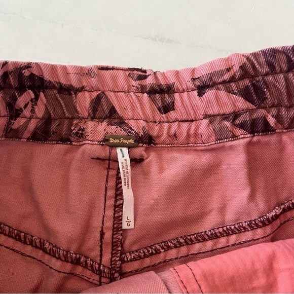 Free People Printed Rough Roads Utility Shorts - Picture 6 of 8